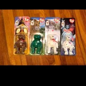 4 Ty Teenie Beanie Babies, from 1999, unopened